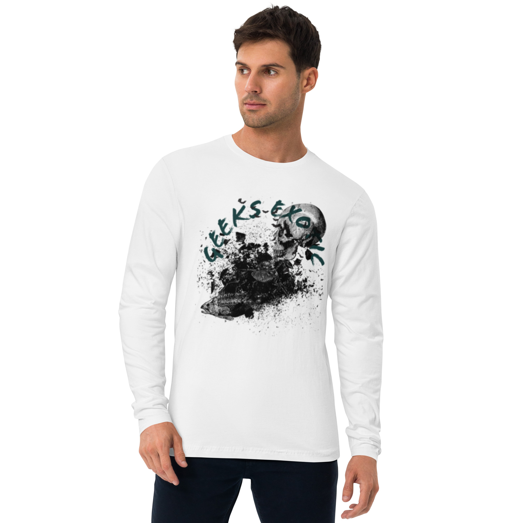 Gothic Nature Long Sleeve Fitted Crew