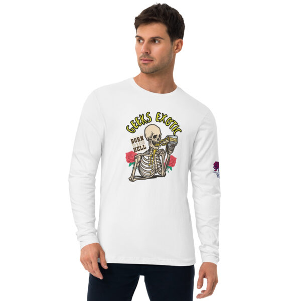 Born to Raise Hell Long Sleeve Fitted Crew