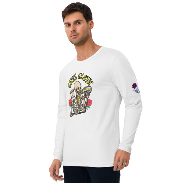 Born to Raise Hell Long Sleeve Fitted Crew - Image 3