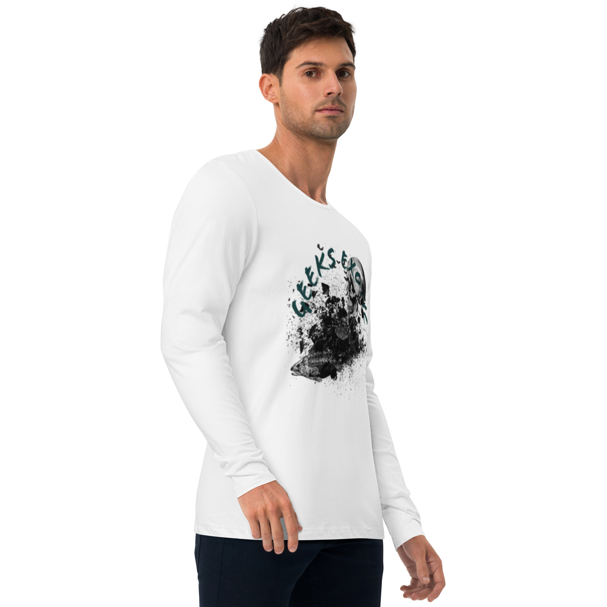 Gothic Nature Long Sleeve Fitted Crew - Image 3