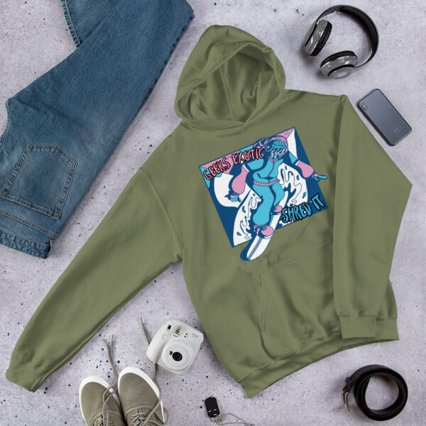 Shred It Unisex Hoodie - Image 3